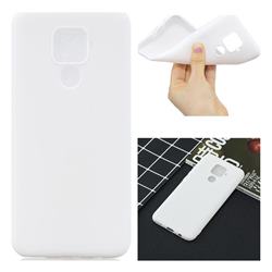 Candy Soft Silicone Protective Phone Case for Huawei Mate 30 Lite(Nova 5i Pro) - White