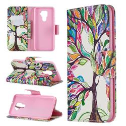 The Tree of Life Leather Wallet Case for Huawei Mate 30 Lite(Nova 5i Pro)