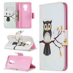 Owl on Tree Leather Wallet Case for Huawei Mate 30 Lite(Nova 5i Pro)