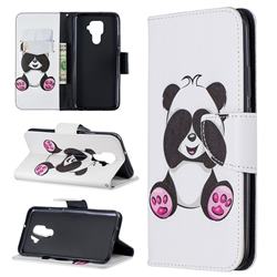 Lovely Panda Leather Wallet Case for Huawei Mate 30 Lite(Nova 5i Pro)