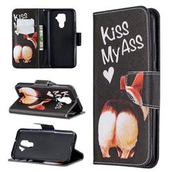 Lovely Pig Ass Leather Wallet Case for Huawei Mate 30 Lite(Nova 5i Pro)