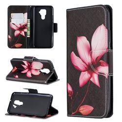 Lotus Flower Leather Wallet Case for Huawei Mate 30 Lite(Nova 5i Pro)