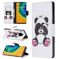 Lovely Panda Leather Wallet Case for Huawei Mate 30 Pro