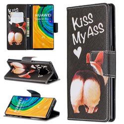 Lovely Pig Ass Leather Wallet Case for Huawei Mate 30 Pro