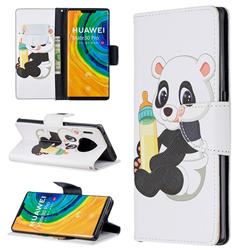 Baby Panda Leather Wallet Case for Huawei Mate 30 Pro