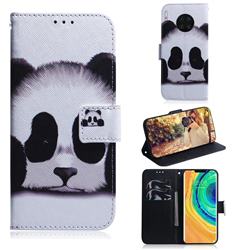 Sleeping Panda PU Leather Wallet Case for Huawei Mate 30 Pro