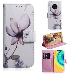 Magnolia Flower PU Leather Wallet Case for Huawei Mate 30 Pro