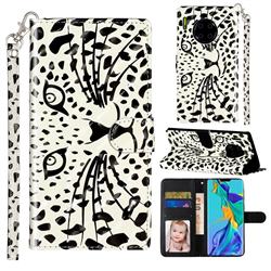 Leopard Panther 3D Leather Phone Holster Wallet Case for Huawei Mate 30 Pro