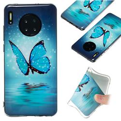 Butterfly Noctilucent Soft TPU Back Cover for Huawei Mate 30 Pro