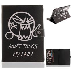 Do Not Touch Me Painting Tablet Leather Wallet Flip Cover for Huawei MediaPad M3 Lite 10