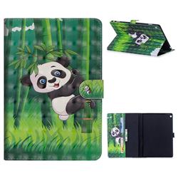 Climbing Bamboo Panda 3D Painted Leather Tablet Wallet Case for Huawei MediaPad M3 Lite 10