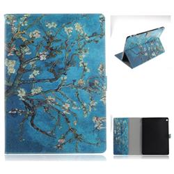 Apricot Tree Painting Tablet Leather Wallet Flip Cover for Huawei MediaPad M3 Lite 10