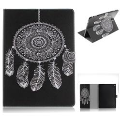 Black Wind Chimes Painting Tablet Leather Wallet Flip Cover for Huawei MediaPad M3 Lite 10