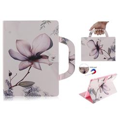 Magnolia Flower Handbag Tablet Leather Wallet Flip Cover for Huawei MediaPad M3 Lite 10
