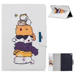 Casing kittens Folio Flip Stand Leather Wallet Case for Huawei MediaPad M5 10 / M5 10 inch (Pro)