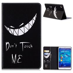 Crooked Grin Folio Stand Leather Wallet Case for Huawei MediaPad M5 8 inch