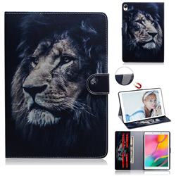 Lion Face Painting Tablet Leather Wallet Flip Cover for Huawei MediaPad M6 10.8 inch