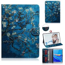 Apricot Tree Painting Tablet Leather Wallet Flip Cover for Huawei MediaPad M6 8.4 inch