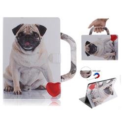 Pug Dog Handbag Tablet Leather Wallet Flip Cover for Huawei MediaPad T3 10