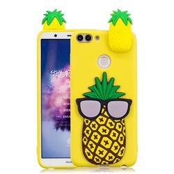 Big Pineapple Soft 3D Climbing Doll Soft Case for Huawei P Smart(Enjoy 7S)