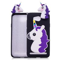 Unicorn Soft 3D Silicone Case for Huawei Y3II Y3 2 Honor Bee 2 - Black