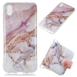 Classic Powder Soft TPU Marble Pattern Phone Case for Huawei Y5 (2019)