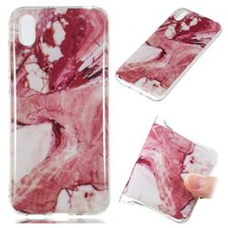 Pork Belly Soft TPU Marble Pattern Phone Case for Huawei Y5 (2019)