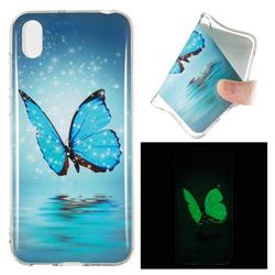 Butterfly Noctilucent Soft TPU Back Cover for Huawei Y5 (2019)