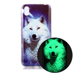 Galaxy Wolf Noctilucent Soft TPU Back Cover for Huawei Y5 (2019)