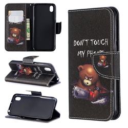 Chainsaw Bear Leather Wallet Case for Huawei Y5 (2019)