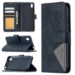 Binfen Color BF05 Prismatic Slim Wallet Flip Cover for Huawei Y5 (2019) - Black