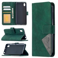 Binfen Color BF05 Prismatic Slim Wallet Flip Cover for Huawei Y5 (2019) - Green