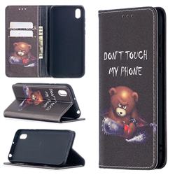Chainsaw Bear Slim Magnetic Attraction Wallet Flip Cover for Huawei Y5 (2019)