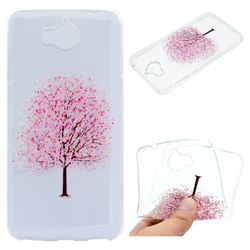 Petals Tree Super Clear Soft TPU Back Cover for Huawei Y5 (2017)