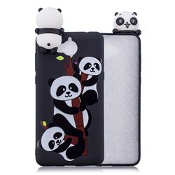 Ascended Panda Soft 3D Climbing Doll Soft Case for Huawei Y5 (2017)