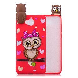 Bow Owl Soft 3D Climbing Doll Soft Case for Huawei Y5 (2017)