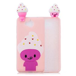 Ice Cream Man Soft 3D Climbing Doll Soft Case for Huawei Y5 (2017)