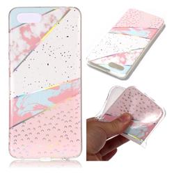Matching Color Marble Pattern Bright Color Laser Soft TPU Case for Huawei Y5 Prime 2018 (Y5 2018 / Y5 Lite 2018)