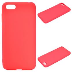 Candy Soft Silicone Protective Phone Case for Huawei Y5 Prime 2018 (Y5 2018 / Y5 Lite 2018) - Red