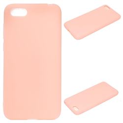Candy Soft Silicone Protective Phone Case for Huawei Y5 Prime 2018 (Y5 2018 / Y5 Lite 2018) - Light Pink