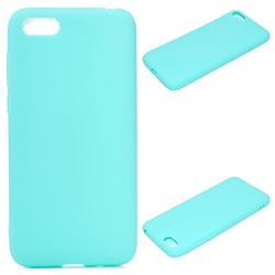 Candy Soft Silicone Protective Phone Case for Huawei Y5 Prime 2018 (Y5 2018 / Y5 Lite 2018) - Light Blue