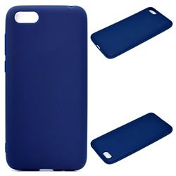 Candy Soft Silicone Protective Phone Case for Huawei Y5 Prime 2018 (Y5 2018 / Y5 Lite 2018) - Dark Blue