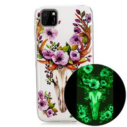 Sika Deer Noctilucent Soft TPU Back Cover for Huawei Y5p