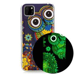 Tribe Owl Noctilucent Soft TPU Back Cover for Huawei Y5p