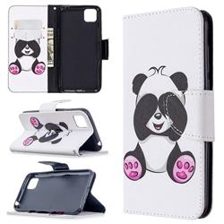 Lovely Panda Leather Wallet Case for Huawei Y5p