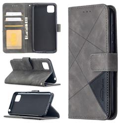 Binfen Color BF05 Prismatic Slim Wallet Flip Cover for Huawei Y5p - Gray