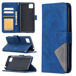 Binfen Color BF05 Prismatic Slim Wallet Flip Cover for Huawei Y5p - Blue