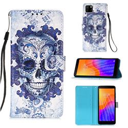 Cloud Kito 3D Painted Leather Wallet Case for Huawei Y5p