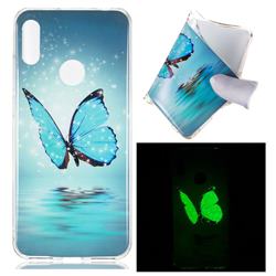 Butterfly Noctilucent Soft TPU Back Cover for Huawei Y6 (2019)