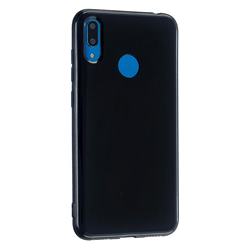 2mm Candy Soft Silicone Phone Case Cover for Huawei Y6 (2019) - Black